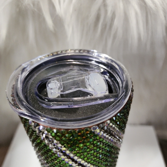 BRAND NEW DOUBLE WALL STAINLESS STEEL RHINESTONE TUMBLER 20OZ - Picture 3 of 4
